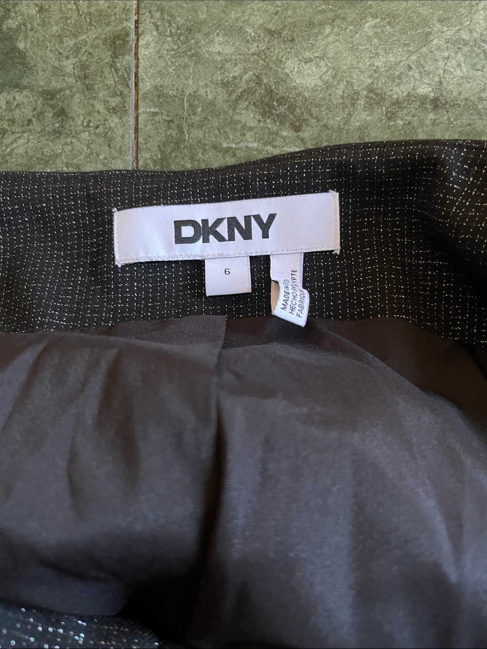 Black Checkered Button-Front Top - Picture 5 of 8